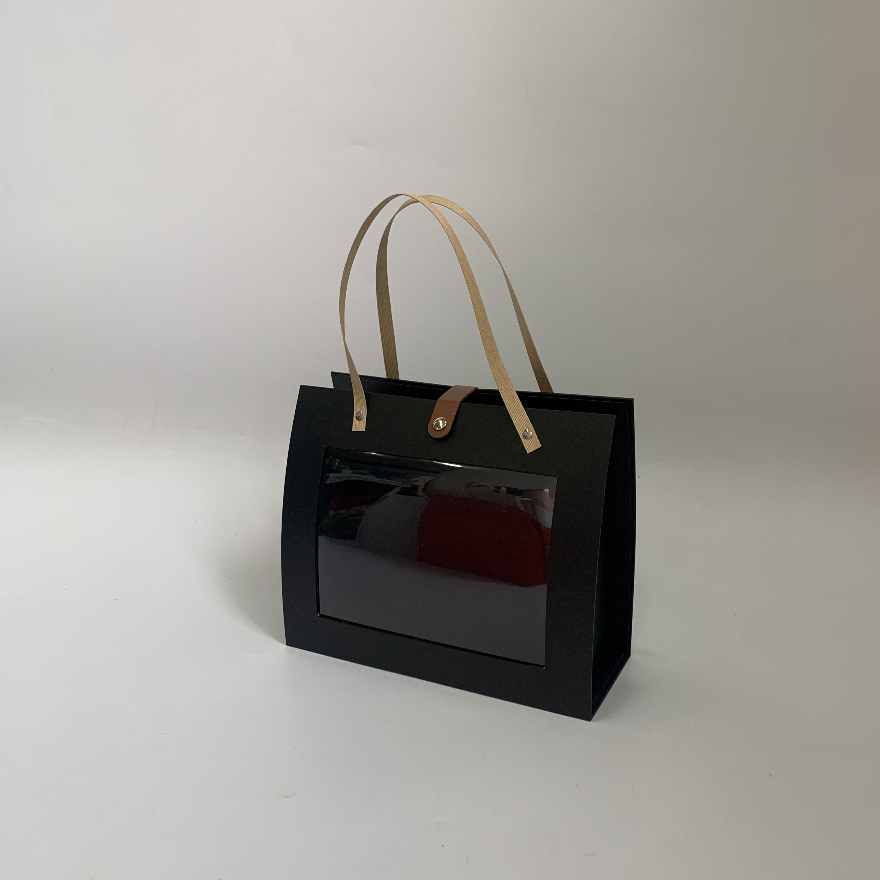 Vina hand-held window flower box, gift box, gift item box, gift packaging box, wedding gift box, hand-held gift box, present box