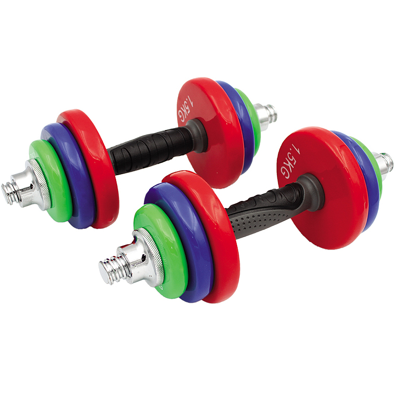 哑铃白底实物图