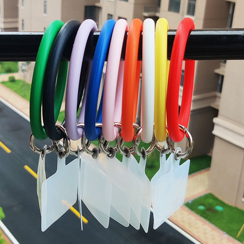 Silicone phone case clip, keychain, wrist strap, anti-loss hanging ring, outdoor hanging decoration, silicone keychain, non-drilling lanyard details Picture