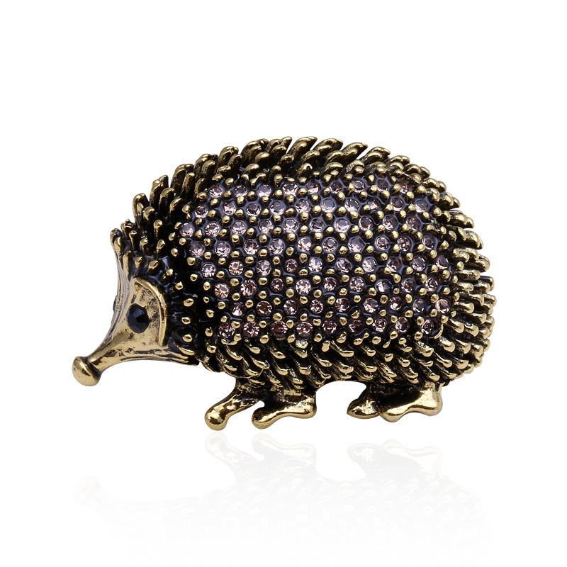 Factory direct sales for foreign trade, popular high-end new brooches paired with water diamonds, hedgehogs, creative European and American luxury high-end pearl pins, pearl coats, corsages, mom gifts Item Picture
