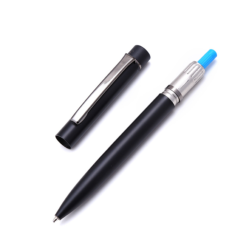 Wholesale high-end metal ballpoint pens, rotary metal pens, business gifts. Metal ballpoint pens can be customized with logos Specification image