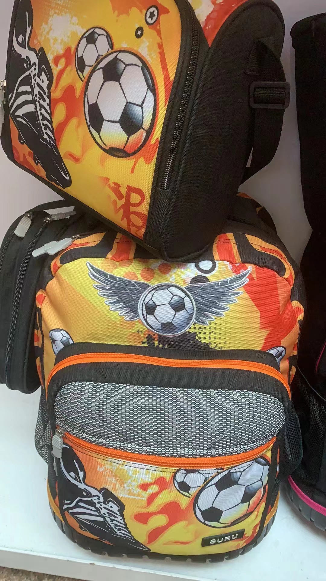 拉杆三件套书包，午餐包，笔袋，拉杆书包008