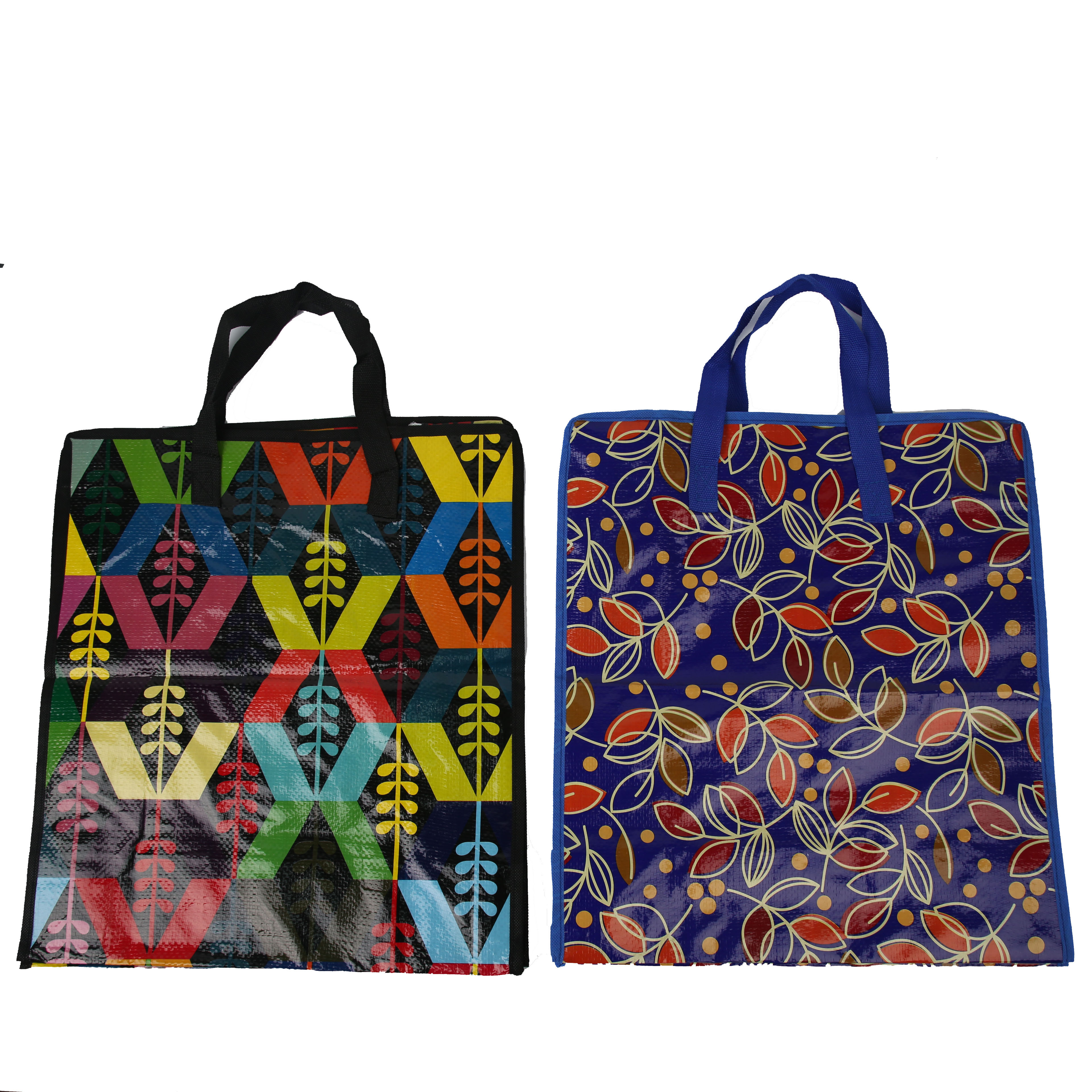 Woven bags, student luggage bags, hand-held storage bags, packing bags, large-capacity factory direct sales and wholesale, color-printed bags wholesale Specification image