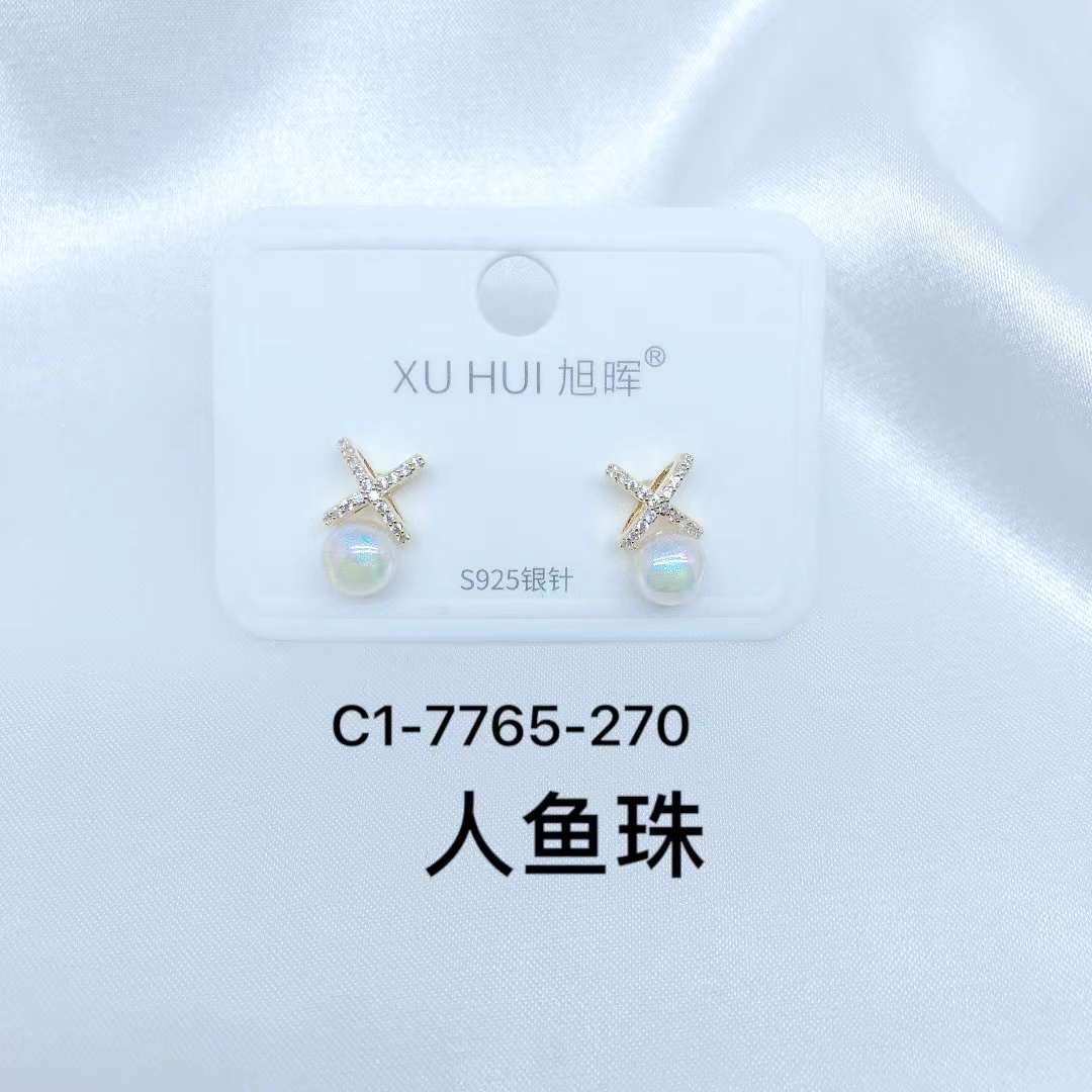 时尚精致925银针耳饰新款耳钉A182Fashion Jeremy