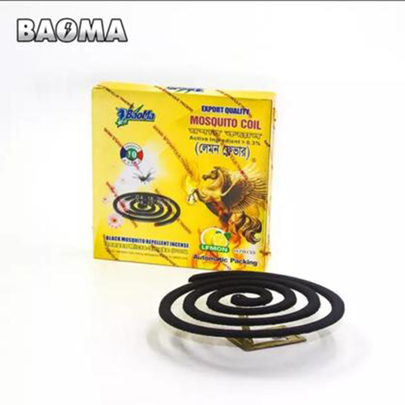 33 厂家直销BAOMA牌蚊香 灭蚊香 蚊香盘 厂家出口英语蚊香 熏香图