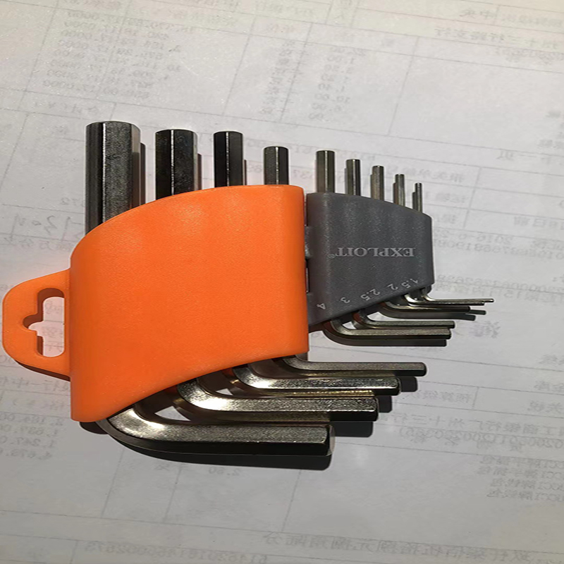 EXPLOIT has developed imported German hexagon socket sets of 1.5 to 10 # high-mesh vanadium steel without slippage, which are compact and portable Specification image