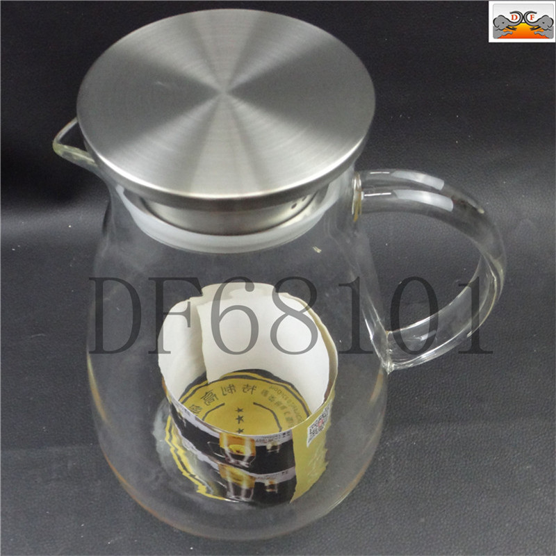 DF68101 ZR201903 إبريق شاي زجاجي DF Trading House Specification image