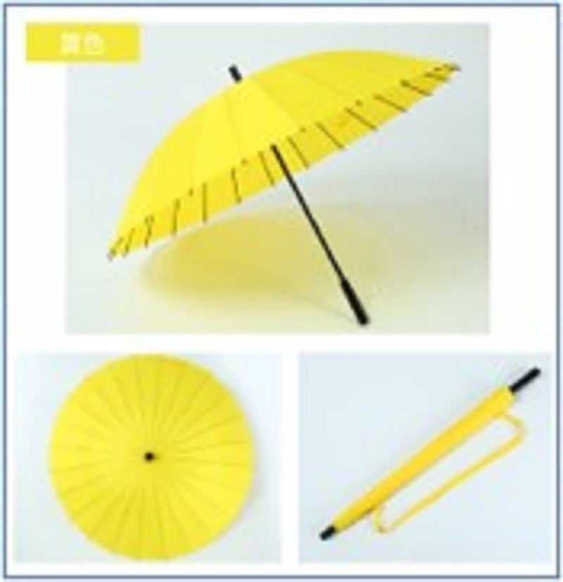 雨伞/手动/钢骨架白底实物图