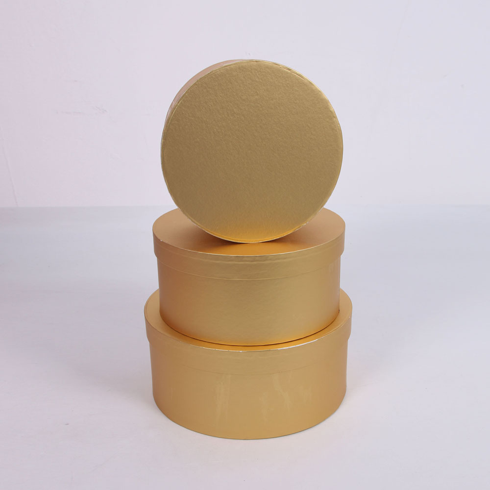 2245# Shihao Round Set of three luxurious and high-end special paper flower gift box, flower shop flower packaging box Application Scenario