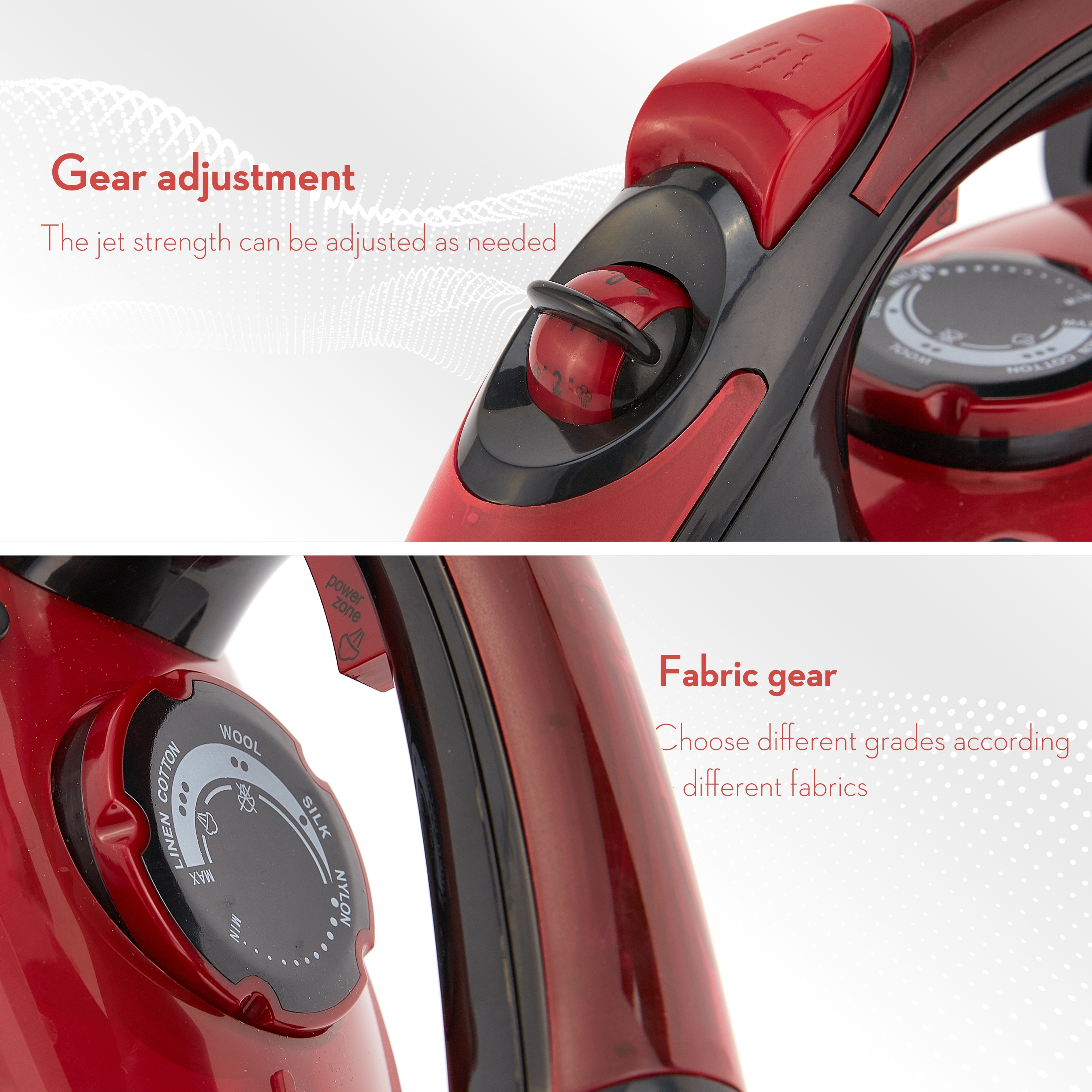 min MAX Electric Iron MNI-8801 Household Steam Handheld Large iron Household Powerful Steam 2400W hanging iron Application Scenario