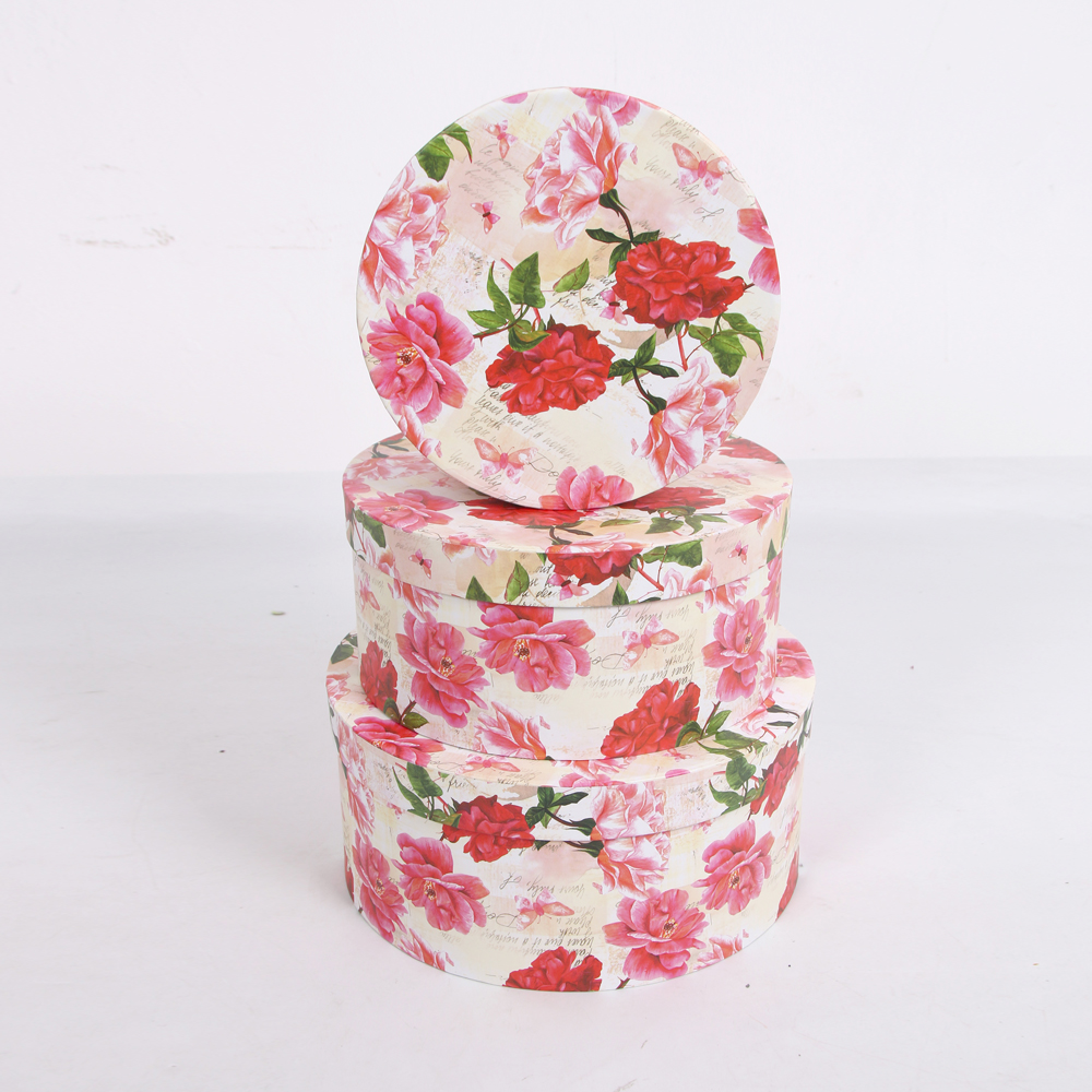 2245# Shihao Factory round cylinder Wedding return Gift box, wedding candy packaging box, birthday flower art gift round box details Picture