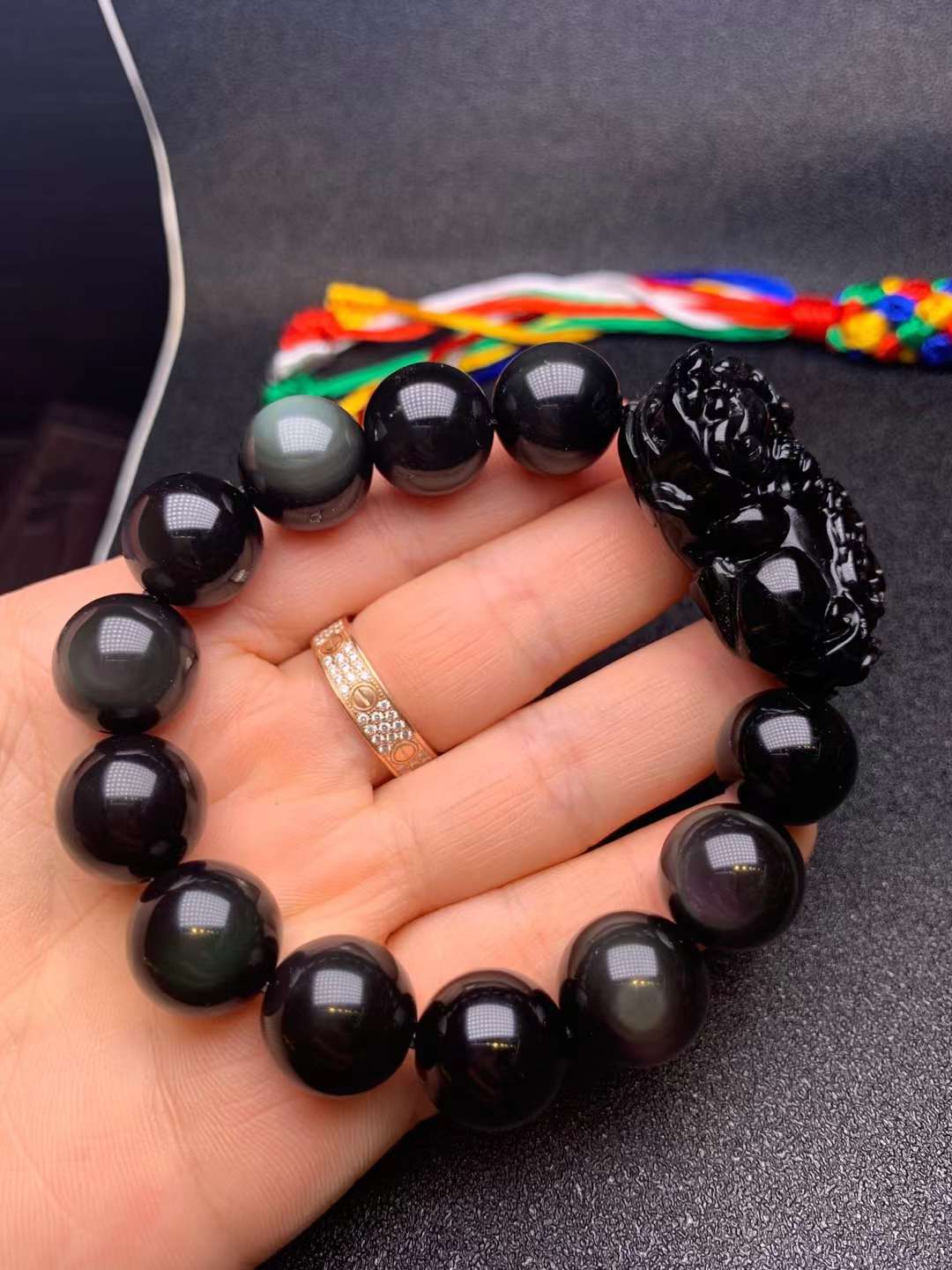 手链/貔貅/黑曜石产品图