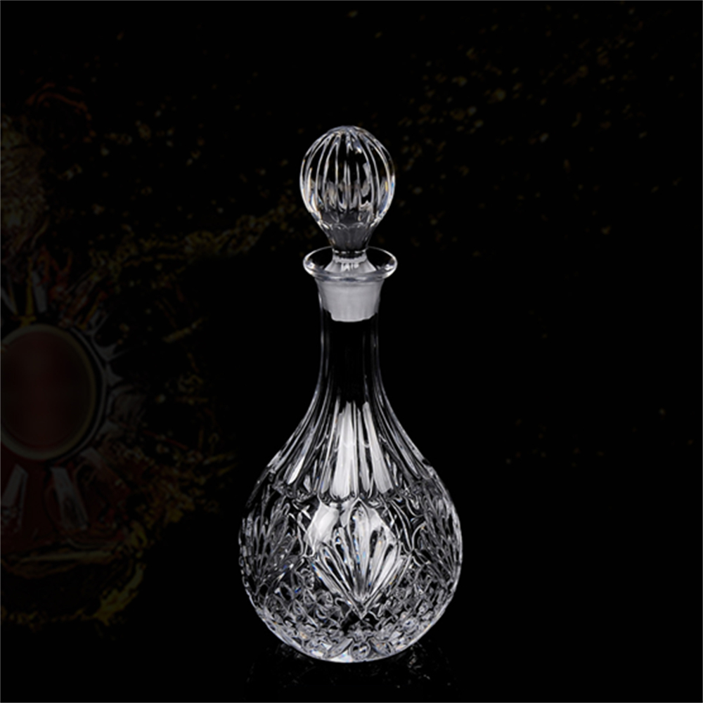 高档威士忌酒瓶860ml 水晶玻璃红酒瓶酒樽  醒酒器空瓶 泡酒瓶 洋酒瓶 威士忌 家用客厅酒柜摆件