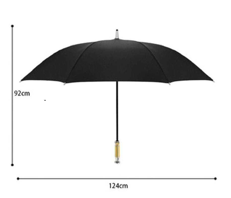 雨伞/全纤维伞架/半遮黑胶布细节图
