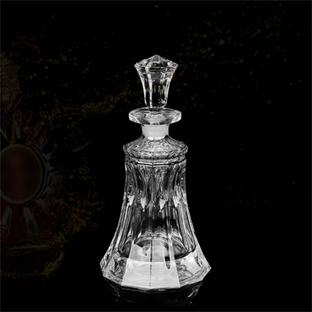 高档威士忌酒瓶580ml 水晶玻璃红酒瓶酒樽  醒酒器空瓶 泡酒瓶 洋酒瓶  家用酒柜摆件