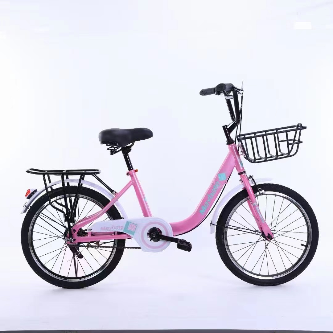 2022新款自行车男女通用轻便自行车20寸简约多种颜色简约自行车