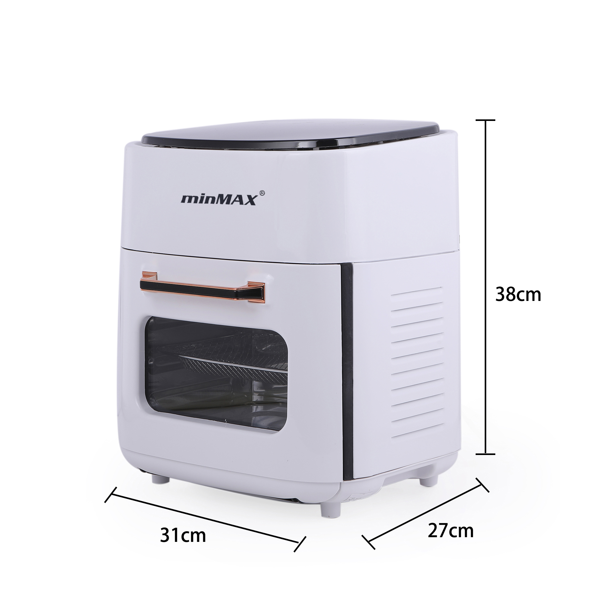 minMAX989 fully automatic intelligent French fries machine, electric oven, electric fryer, air fryer Specification image