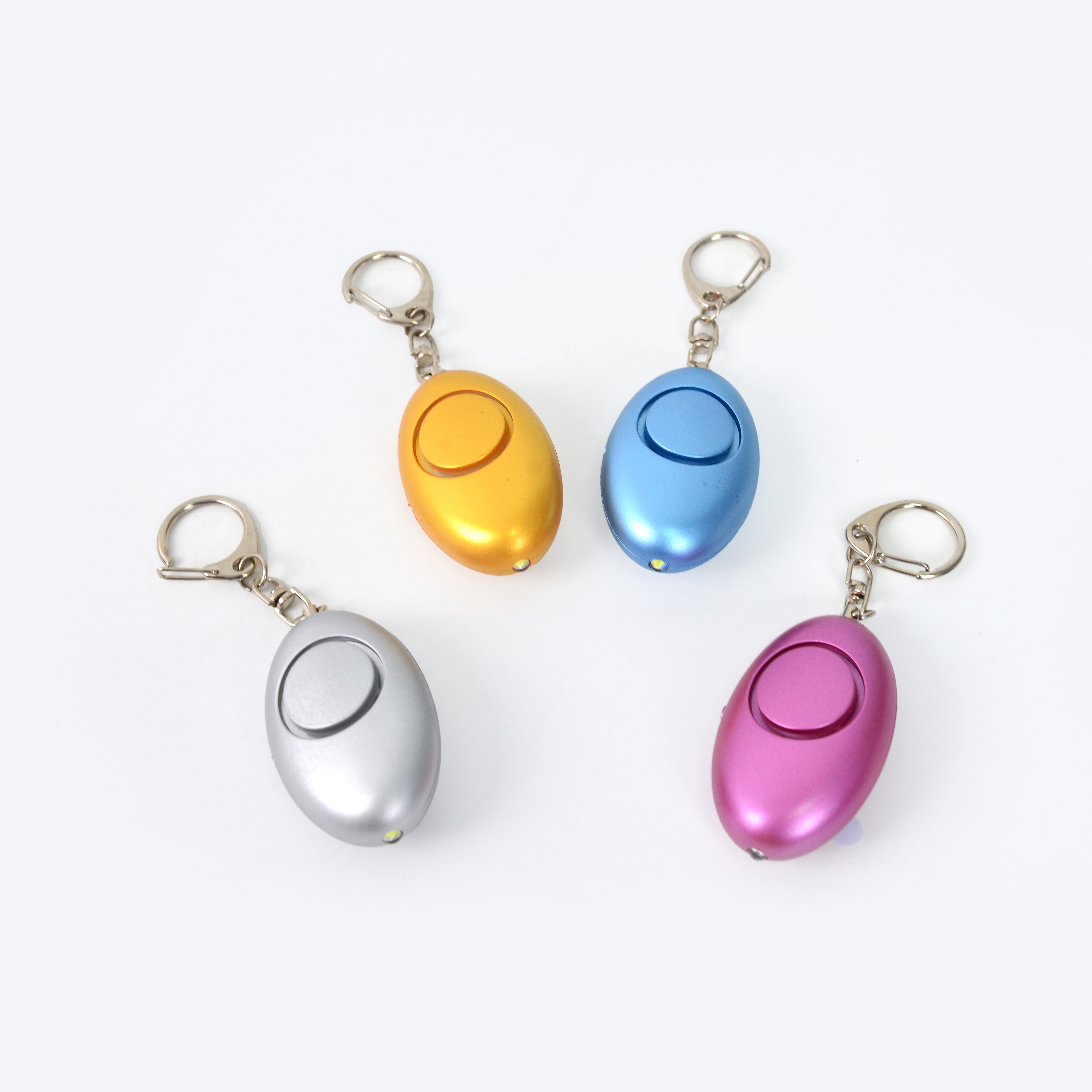 Hot-selling led lamp women's personal electronic alarm, women's outdoor self-defense wonder, egg Wolf protection pendant alarm details Picture