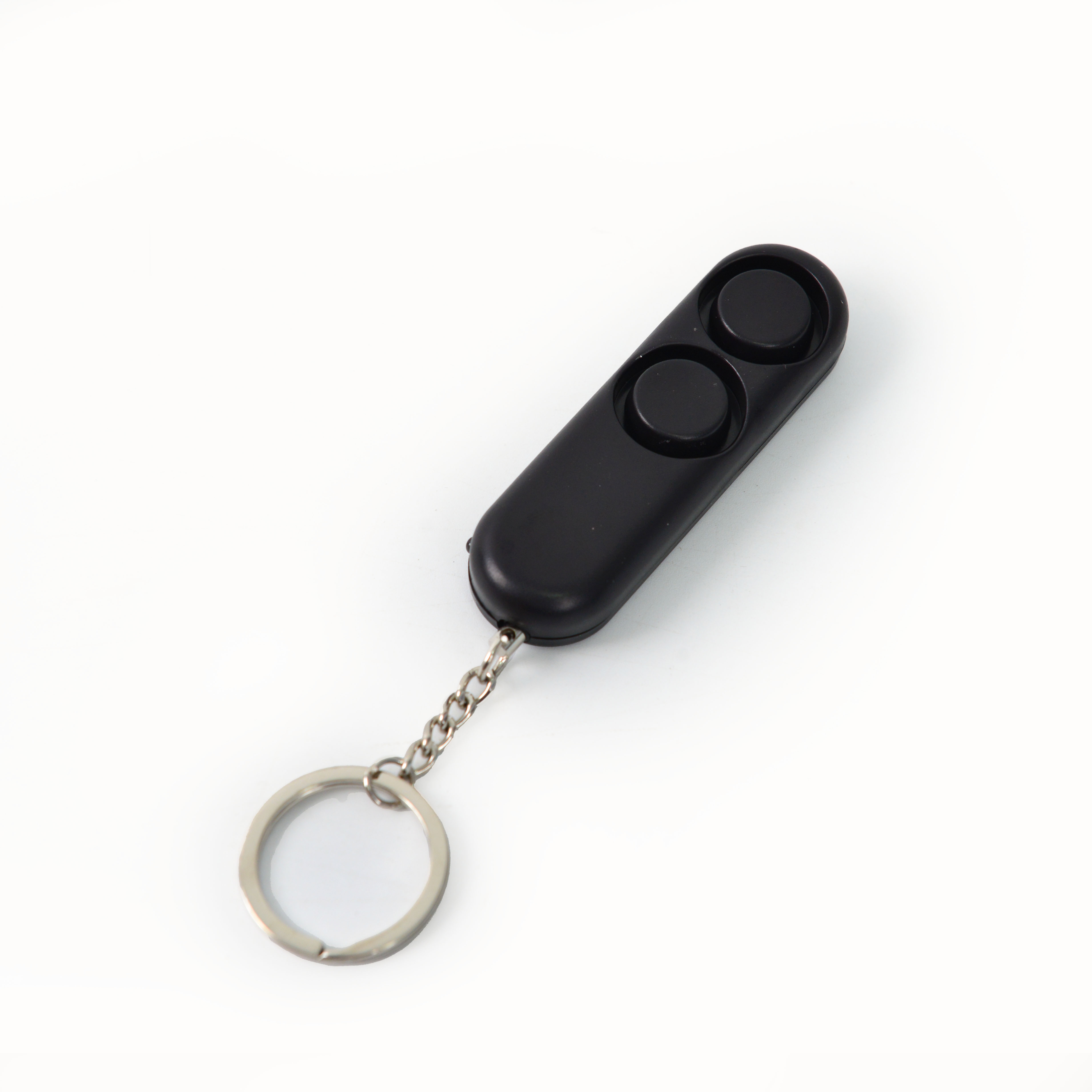 Female personal anti-wolf device alarm with dual speakers, keychain with light, personal protection alarm with 120DB volume Application Scenario