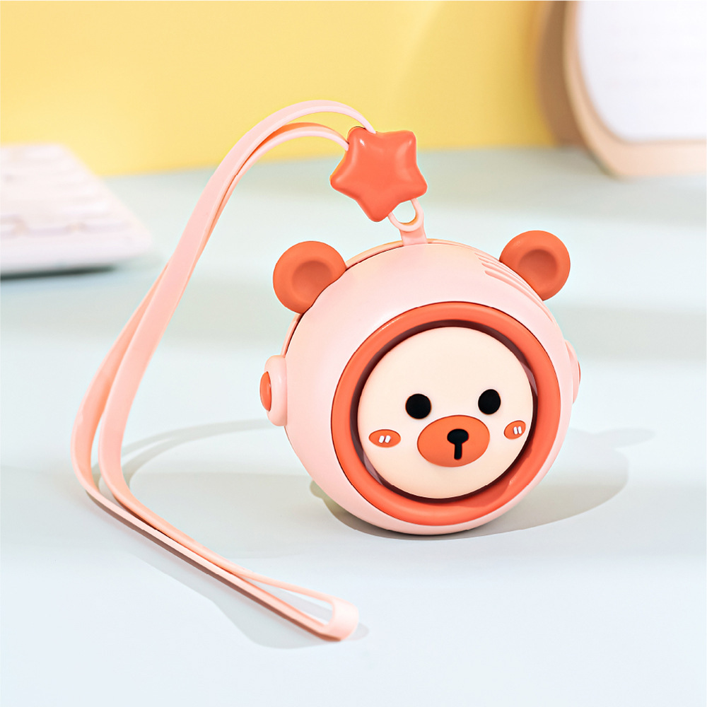 Lazy person's neck-hanging fan export Specification image