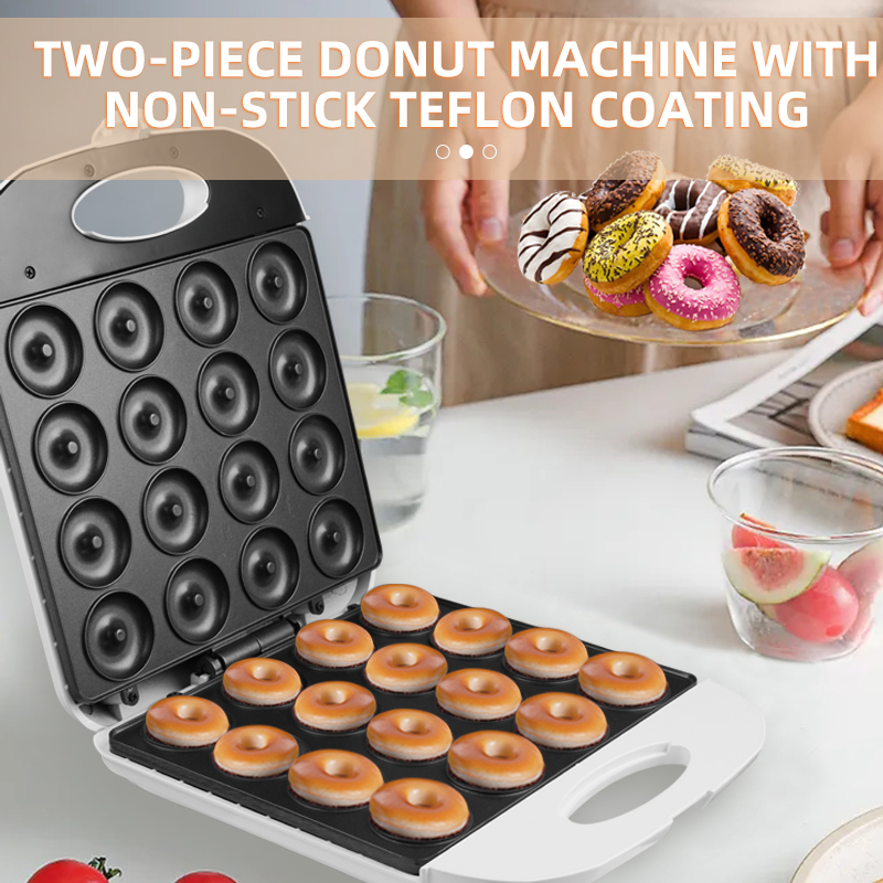 DSP/丹松甜甜圈机家用早餐机蛋糕机圆饼机双面加热面包机轻食机器KC1174详情图4