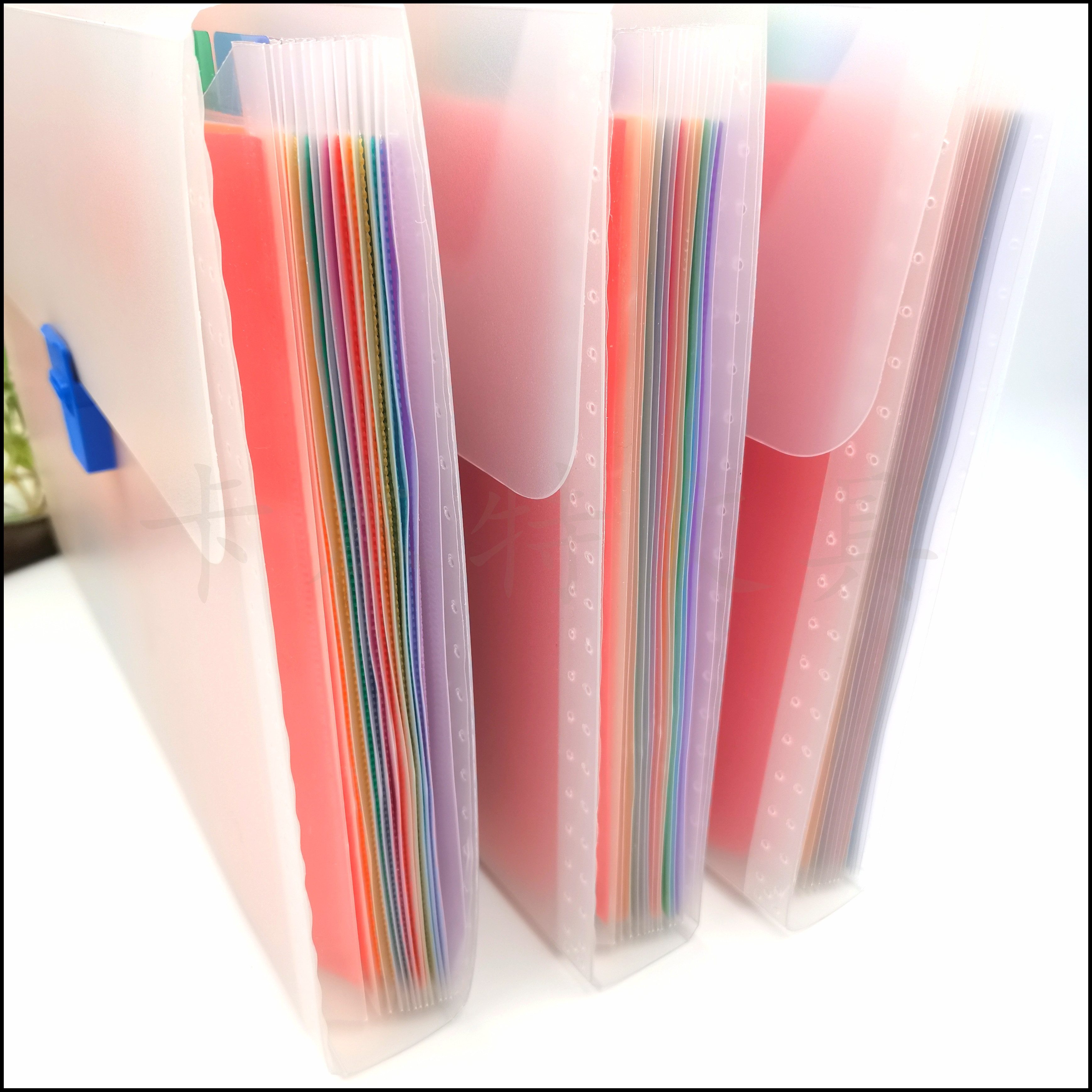 Frosted transparent organ bag, 13-layer A4 invoice and document bag, storage bag, folder, self-produced and self-sold office handbag Application Scenario