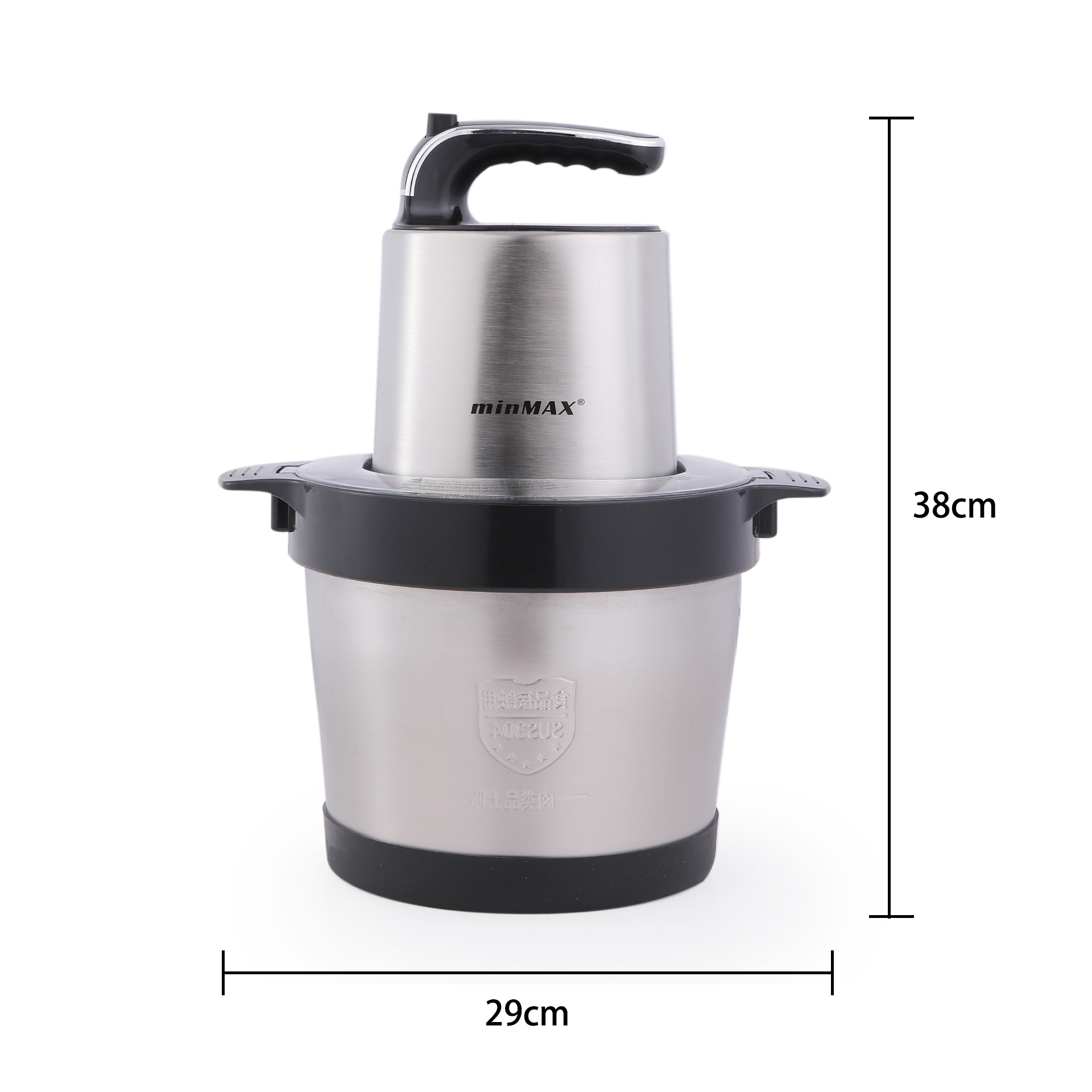 minMAX high-power electric MNG-002F meat grinder, 6L household food processor, meat minder, vegetable cutter Specification image