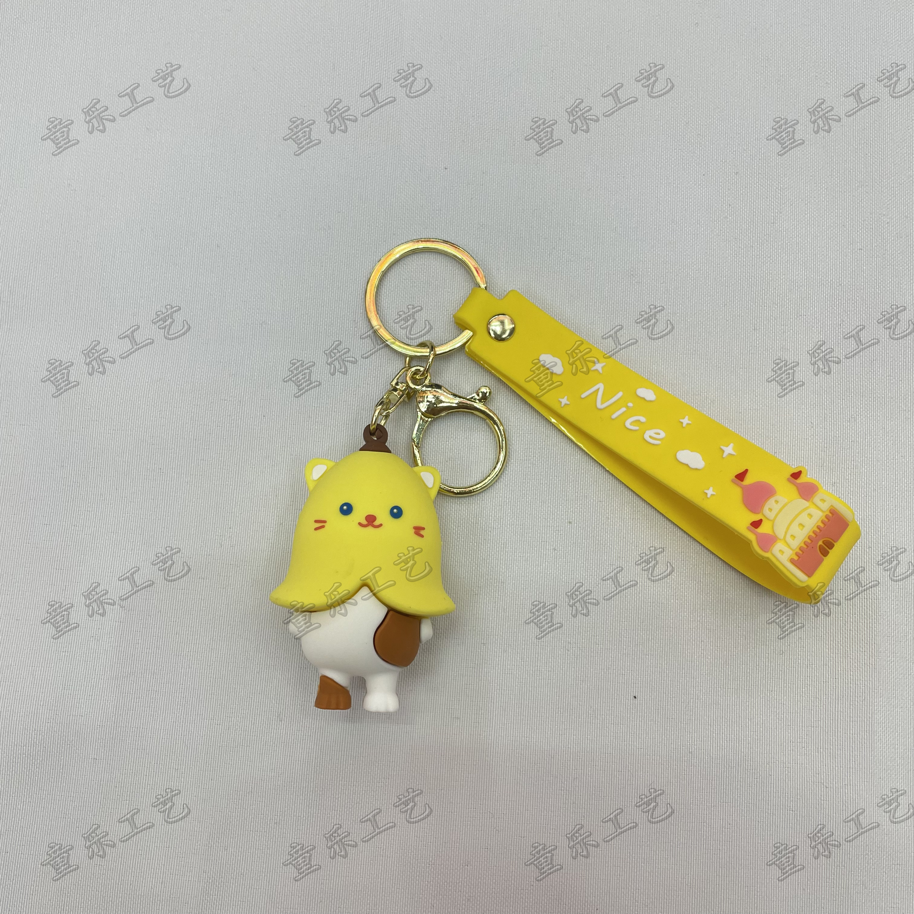 Cartoon keychains, cute and creative keychains by the Internet celebrity Wuwanmao, car bag pendants, and mobile phone pendants Item Picture