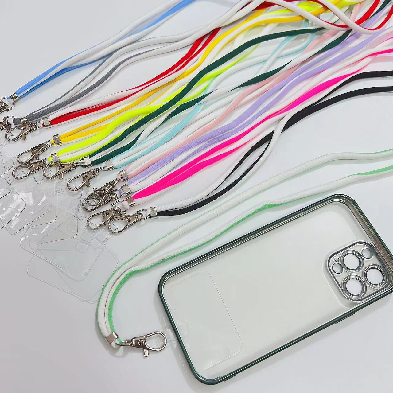 手机挂绳/可挂脖吊绳/手机挂绳夹片产品图