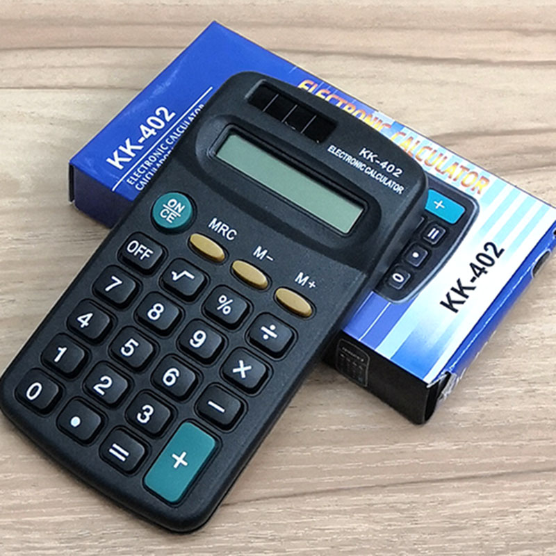 KK-402 Computer student calculator, small desktop foreign trade calculator, pocket fashionable and cute calculator details Picture