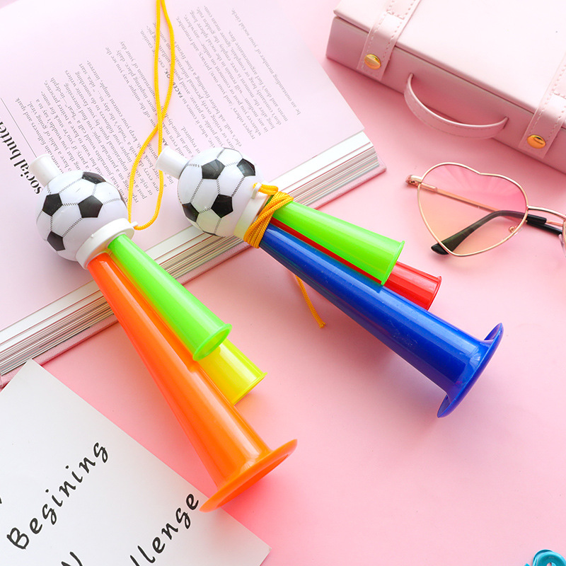 The creative toy football horn for children, students and school sports meeting is a prop for cheering and creating an atmosphere on the field Specification image