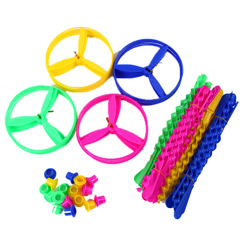 Extra-large plastic flying fairy toy, hand-pushed flying saucer frisbee, Children's Day gift, student prize Item Picture