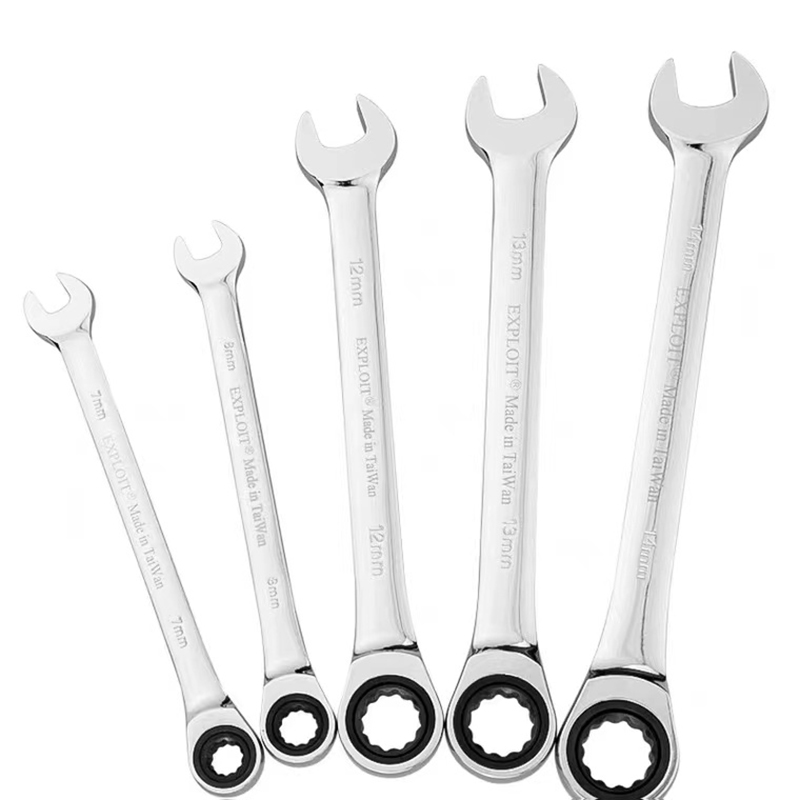 Taiwan-developed open-end ratchet wrenches, bidirectional forward and reverse auto repair quick-opening box wrenches, dual-purpose wrenches Item Picture