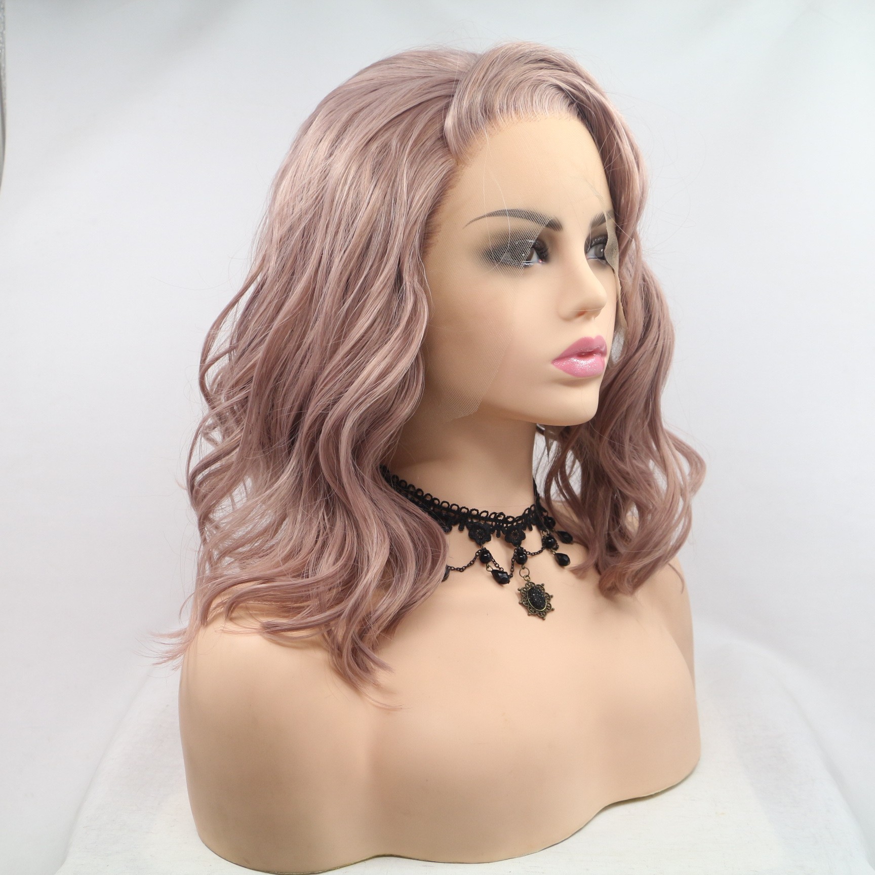 NEWLOOK short curly lace cross-border new style wigs from Europe and America Specification image