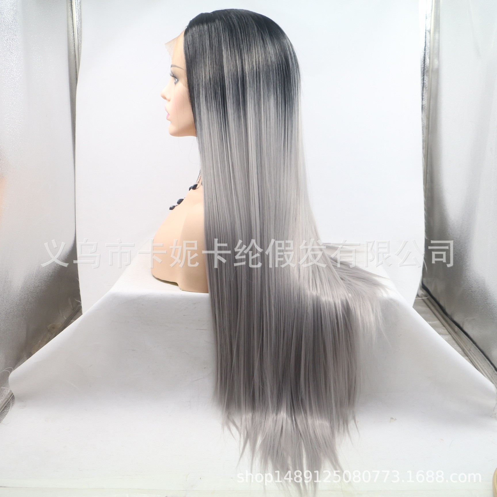 NEWLOOK European and American fashion long straight hair synthetic fiber wigs for women are in stock and available for wholesale Application Scenario