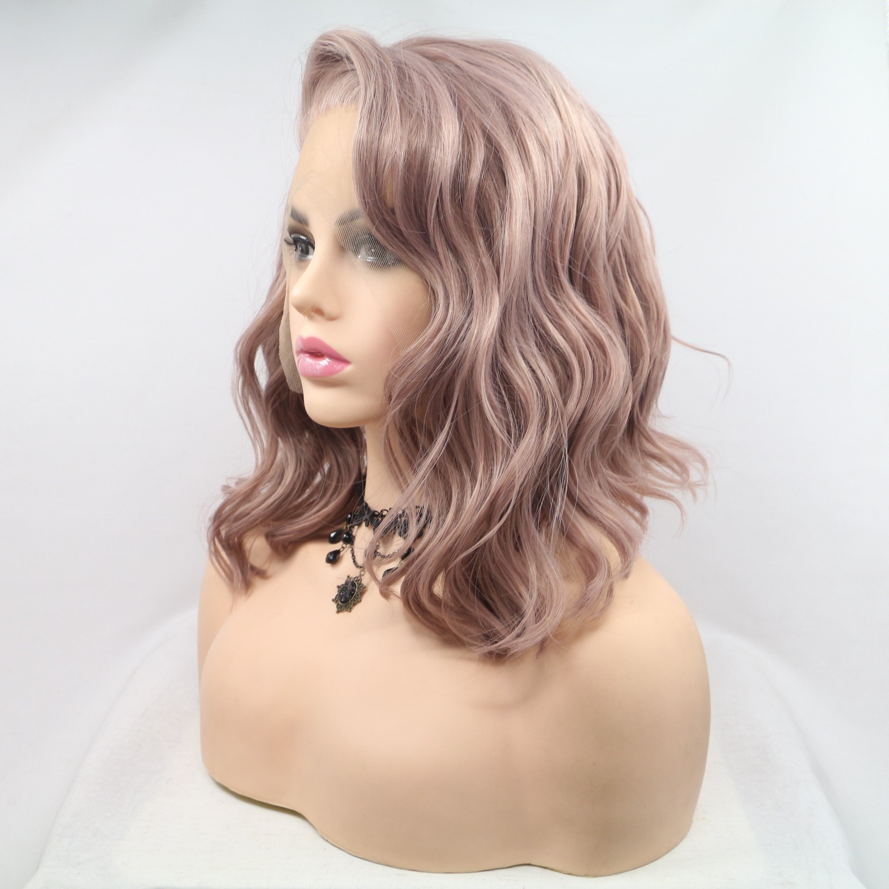 NEWLOOK short curly lace cross-border new style wigs from Europe and America Application Scenario