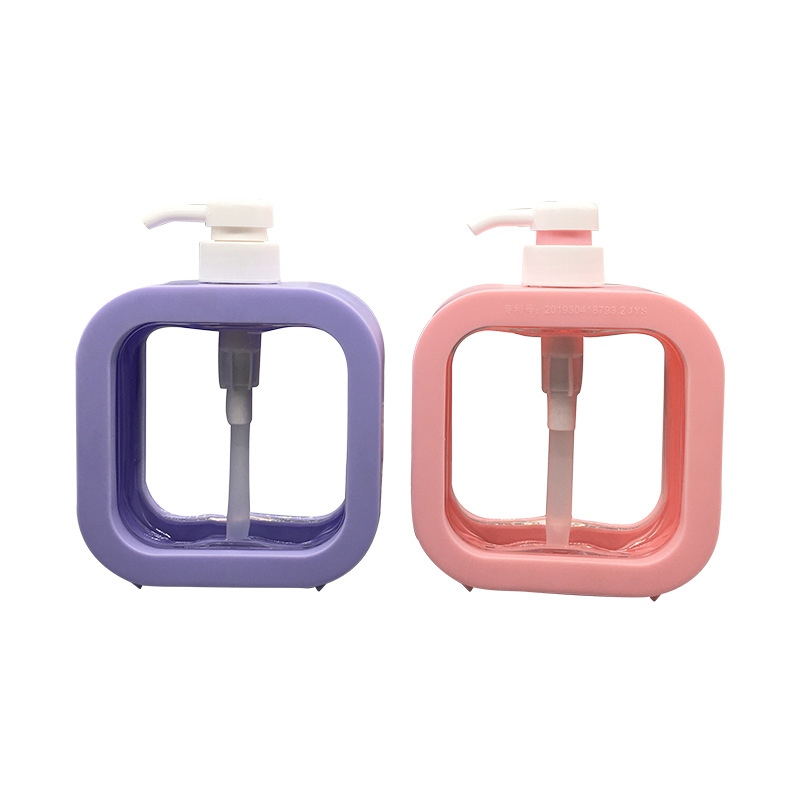 Hand sanitizer bottles are repackaged for export