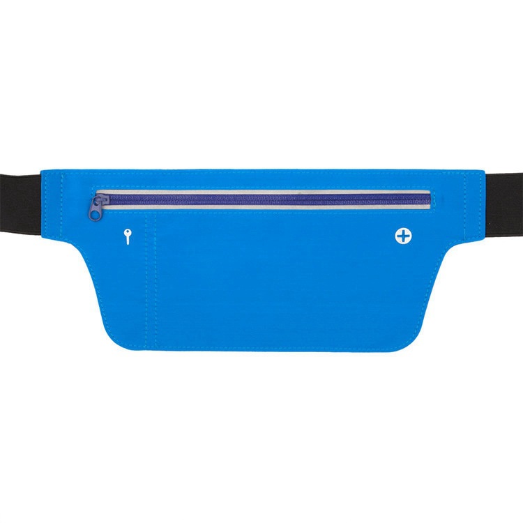 Outdoor sports running fitness waist bag, fitness mountain climbing cycling, close-fitting ultra-thin travel invisible waterproof reflective multi-functional storage bag, unisex mobile phone bag Application Scenario