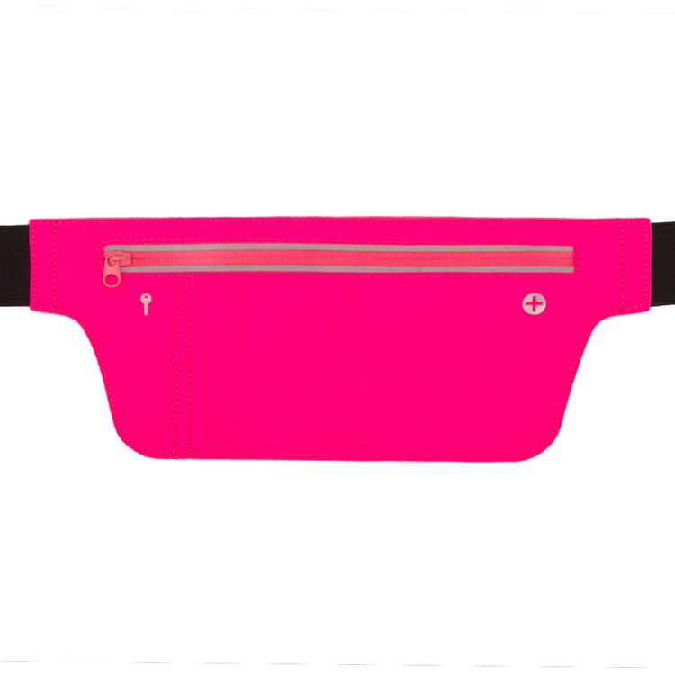 Outdoor sports running fitness waist bag, fitness mountain climbing cycling, close-fitting ultra-thin travel invisible waterproof reflective multi-functional storage bag, unisex mobile phone bag details Picture