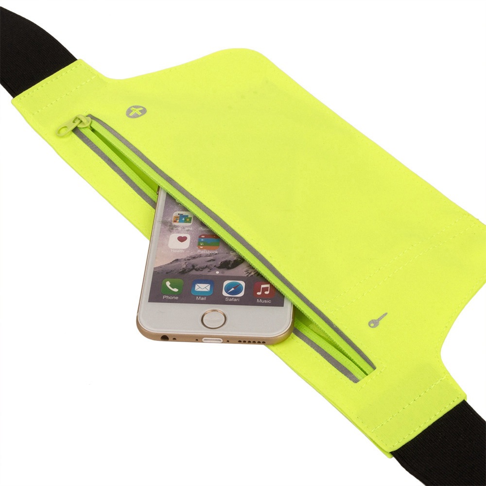 Outdoor sports running fitness waist bag, fitness mountain climbing cycling, close-fitting ultra-thin travel invisible waterproof reflective multi-functional storage bag, unisex mobile phone bag pic 12