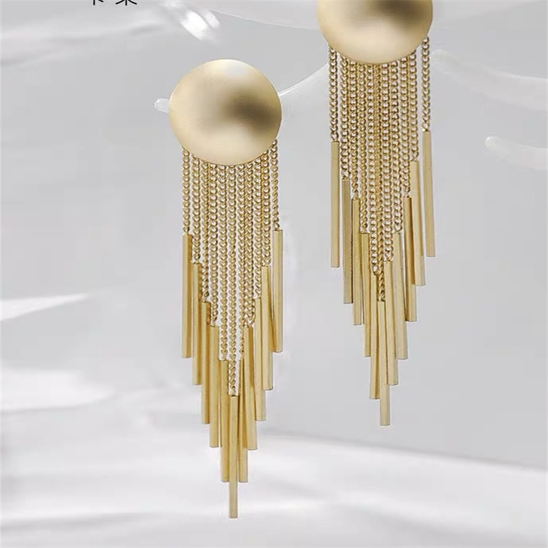 Dingxin Accessories Earrings 9120004, a popular new product in foreign trade, offers fashionable metal earrings with a European and American style. Wholesale supply from the manufacturer details Picture