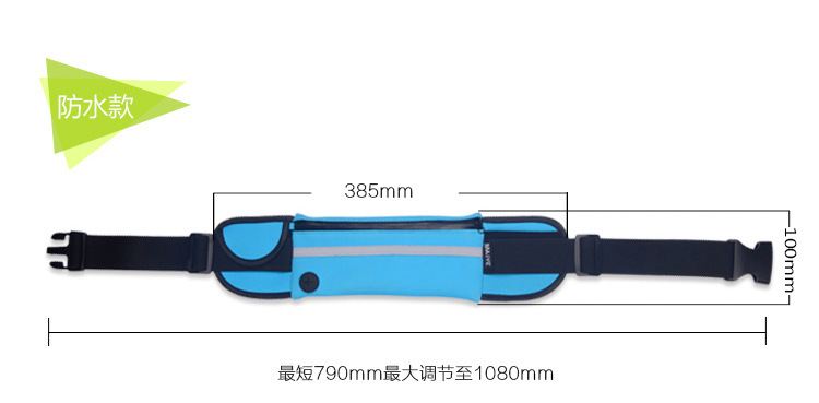 Diving material, outdoor sports, reflective strip, waterproof zipper, anti-theft, multi-functional invisible mobile phone, waterproof waist bag, suitable for both men and women, running, fitness, travel, mountain climbing, cycling, yoga, fishing, wallet, key, tissue paper, small item storage bag detail image 16