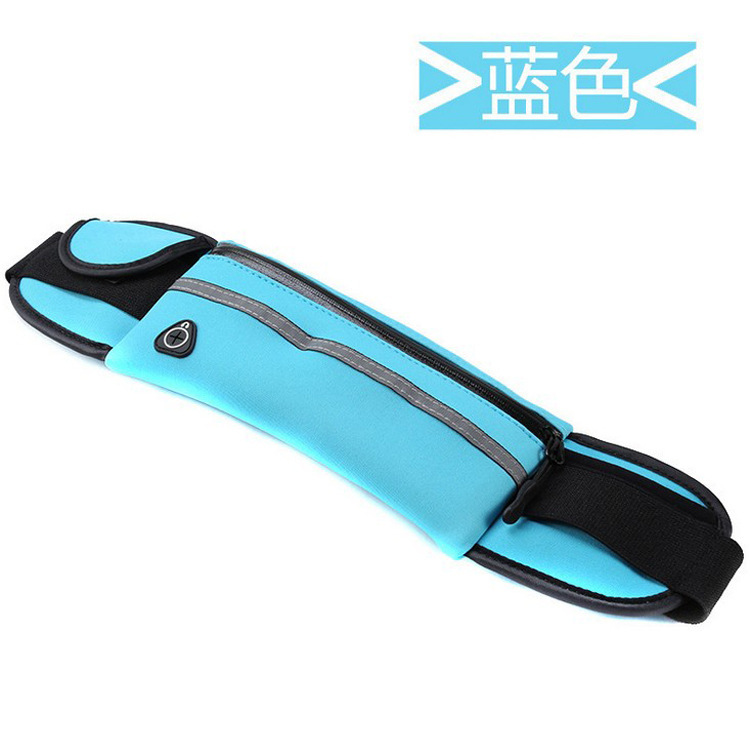 Diving material, outdoor sports, reflective strip, waterproof zipper, anti-theft, multi-functional invisible mobile phone, waterproof waist bag, suitable for both men and women, running, fitness, travel, mountain climbing, cycling, yoga, fishing, wallet, key, tissue paper, small item storage bag Item Picture