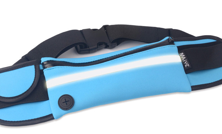 Diving material, outdoor sports, reflective strip, waterproof zipper, anti-theft, multi-functional invisible mobile phone, waterproof waist bag, suitable for both men and women, running, fitness, travel, mountain climbing, cycling, yoga, fishing, wallet, key, tissue paper, small item storage bag detail image 19