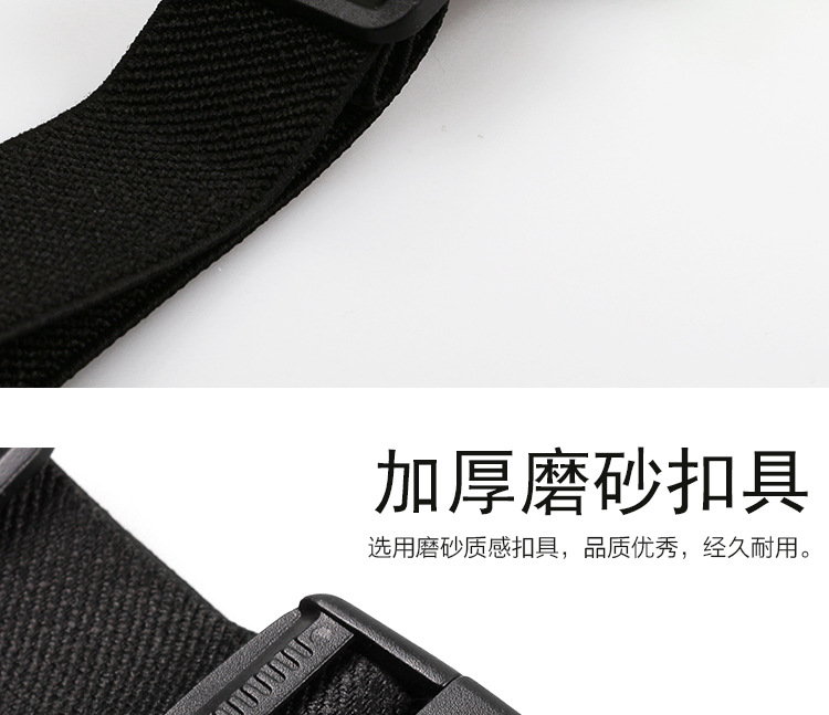 Single-section ultra-thin mini waist bag, outdoor sports, running, fitness fan, travel, cycling, waterproof ultra-thin with reflective strip, storage accessory bag pic 14