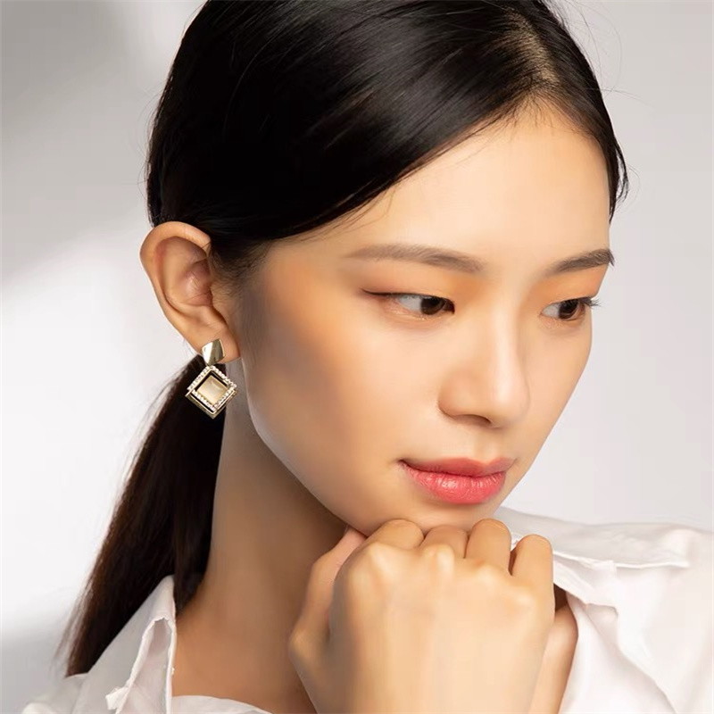 Dingxin Jewelry Earrings 9120021, a popular new product in foreign trade, offers fashionable metal earrings with a European and American style. Wholesale supply from the manufacturer Application Scenario