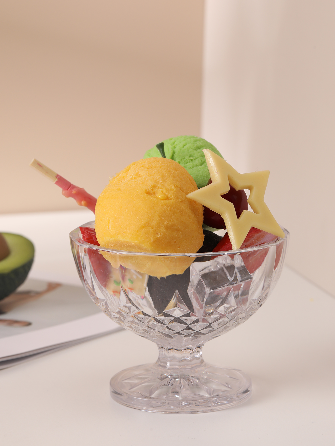 亚克力PC/塑料透明白底实物图