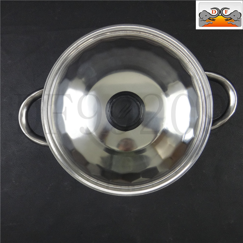 DF99209 steel ear chrysanthemum pot, Korean clear soup pot, stainless steel hot pot basin, skewer and shabu-shabu pot, induction cooker, household large capacity, DF TRADING HOUSE details Picture