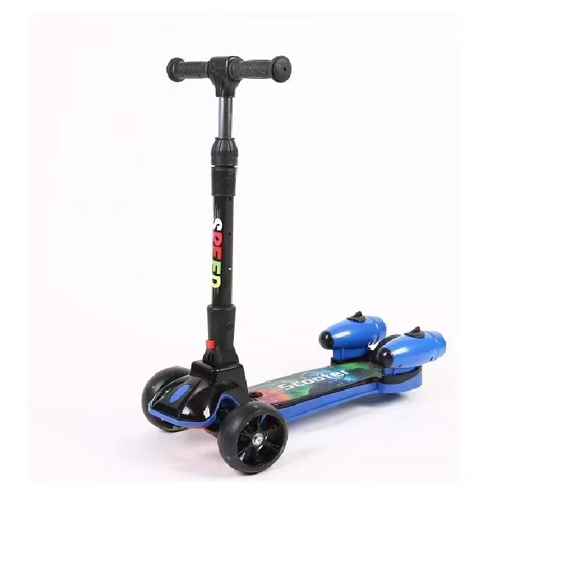 儿童滑板车滑行车带灯光玩具儿童代步车三合一滑板五合一儿童滑行车1167