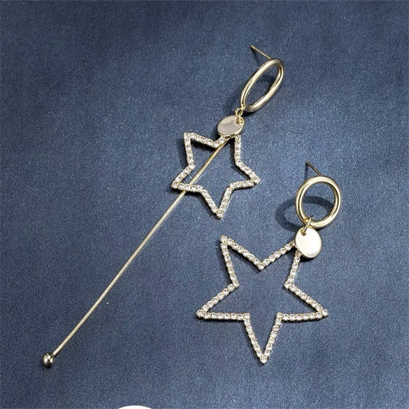 Dingxin Jewelry Earrings 9120037, a popular new product in foreign trade, offers fashionable metal earrings with a European and American style. Wholesale supply from the manufacturer details Picture